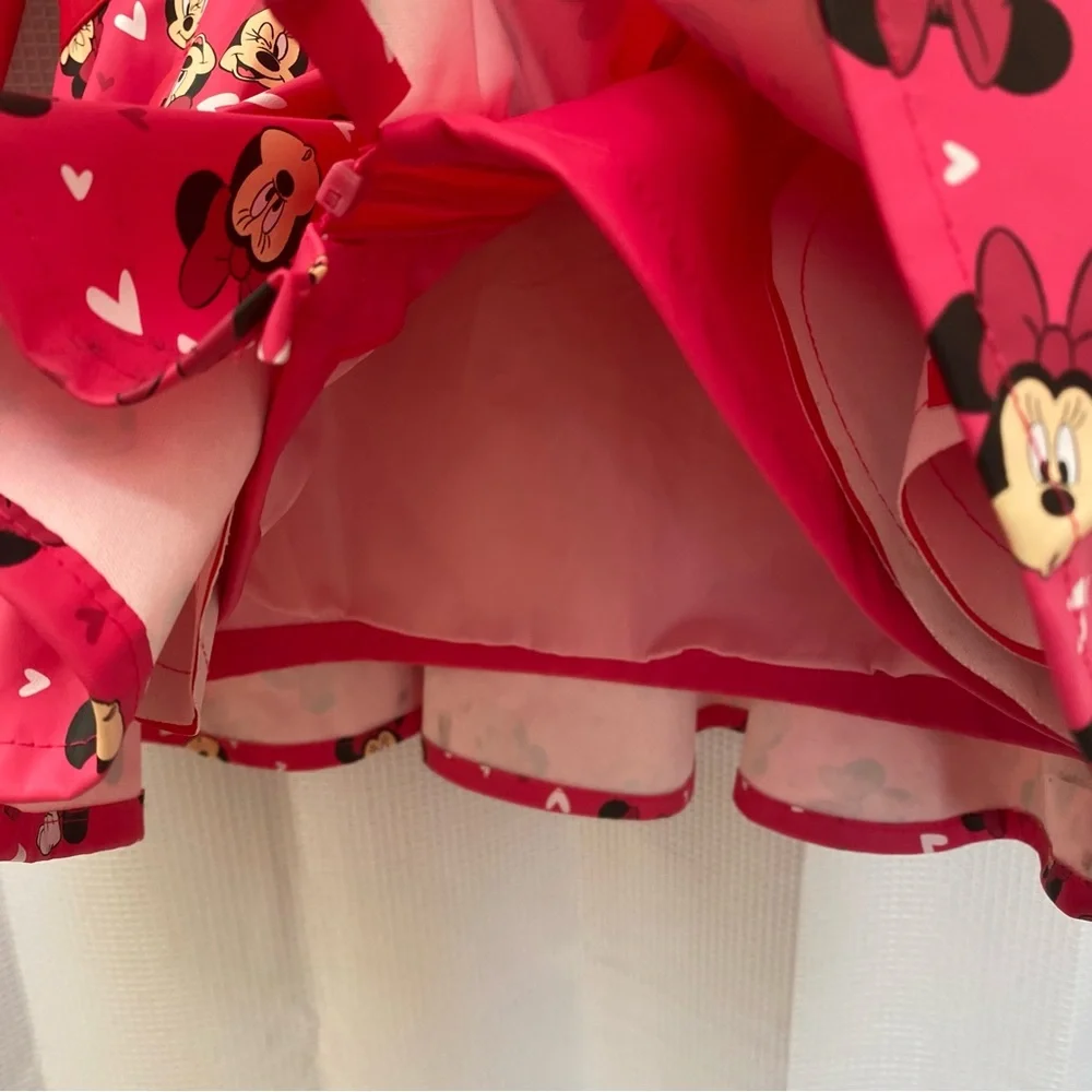 Girls WESTERN CHIEF Minnie Mouse Rain Jacket Size 5